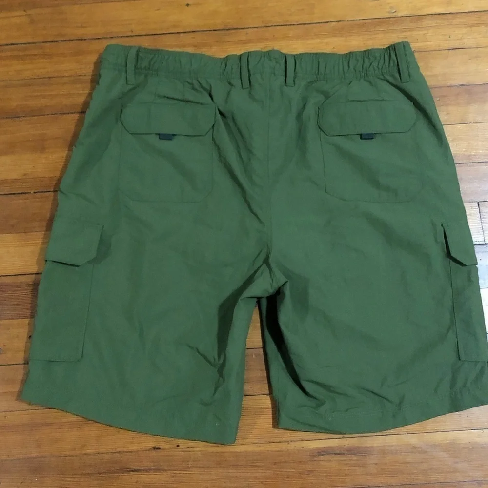 LANDS’ END Men’s Quick Dry Swim Ming green size XL